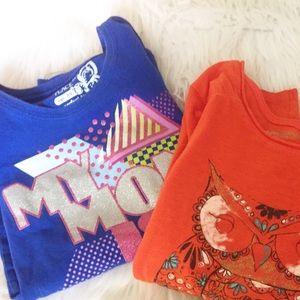 2 girls shirts size m (7/8)!